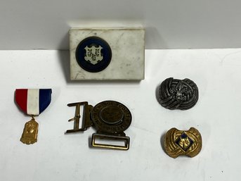 Lot Of Crests And Badges