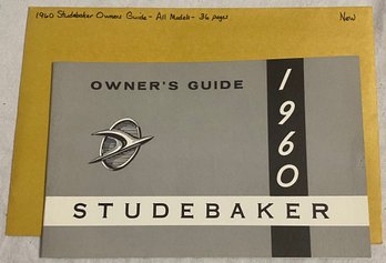 1960 Studebaker Owners Guide- All Models