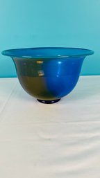 Mixed Color Art Glass Bowl