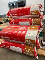 Four Packages Of Rockwool 16' Soundproofing  Insulation  59.7 Sq Ft Each.