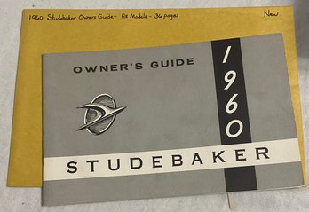 1960 Studebaker Owners Guide- All Models