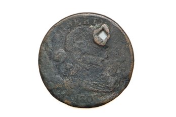 1807 Draped Bust Large Cent Coin 217 Year Old Coin!