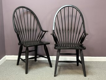 Two Fabulous Windsor Arm Chairs, Broyhill Attic Heirlooms