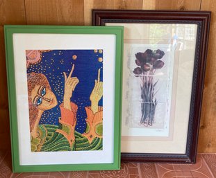 Two Framed Lithographs