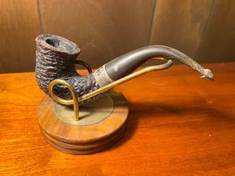 Petersons Sherlock Holmes Pipe With Sterling Silver Band