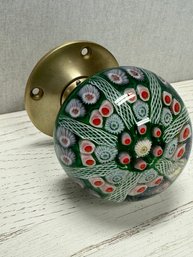 A Beautiful Glass Doorknob Millefiori Style