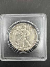 Beautiful 1945 Walking Liberty Silver Half Dollar