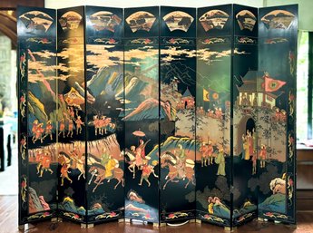 A Magnificent Chinese Room Dividing Screen, C. 1920's