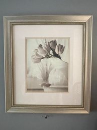 Decorative Floral Photographic Print Of Roses In Frame