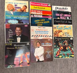 16pc Lot Old Time Orchestra Albums  - Lawrence Welk, Lombardo, Philadelphia Orchestra, 101 Strings Plus