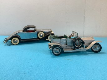 Vintage Car Models Set Of 2