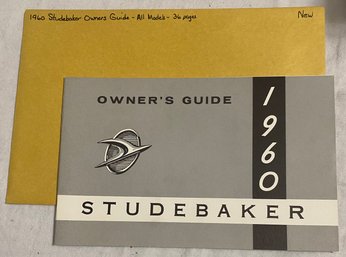 1960 Studebaker Owners Guide- All Models