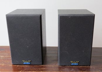 Pair Of Jensen C-JR Bookshelf Audio Speakers