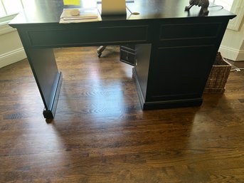 Computer Office Desk With Fancy 'drawer' Door Fronts