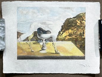 An Original Signed Etching, 'Invisible Afghan With The Apparition' By Salvador Dali, (1904-1989) 124 Of 225