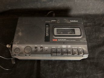 Vox AC/DC/battery Voice Activated Cassette Recorder