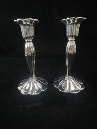 Scalloped Candle Stick Holders