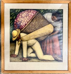 Diego Rivera Framed Print, The Flower Carrier, 1935