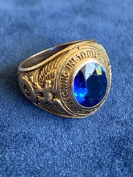 10kt Gold Class Ring Size 8 Polytechnic Institute Of Brooklyn Class Of 1937  Monogrammed