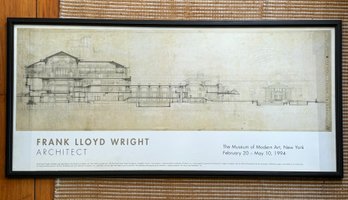 A MOMA Exhibit Print, 1994 Frank Lloyd Wright