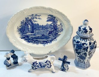 Lot Of Blue & White Decor - Including Delfts!