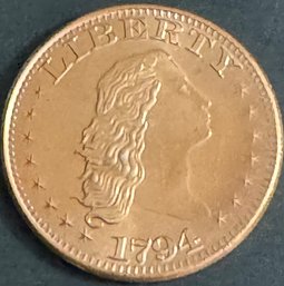 One AVDP Ounce .999 Fine Copper Round