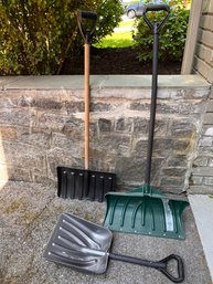 Winter Snow Shovel Lot A - 3 PC For All Your Winter Needs .... For Heavy, Light And Car Use