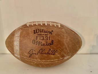 Vintage 70's JIm Plunkett Wilson Football