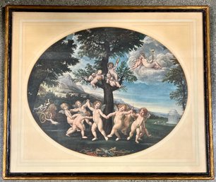 Dance Of The Cupids, Framed Print