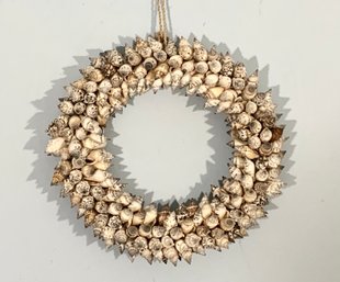 Hand Crafted  Nautical Sea Shell Wreath