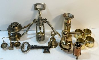 Lot Of Metal Decor Items