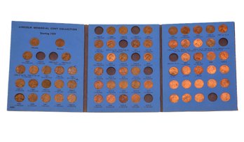 Lincoln Memorial Cent Collection Book Starting 1959