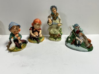 Four Tabletop Figures