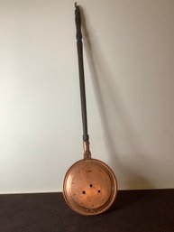 VINTAGE COPPER BED WARMING PAN