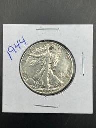 Beautiful 1944 Walking Liberty Silver Half Dollar