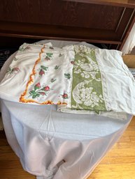 Pair Of Vintage Tablecloths