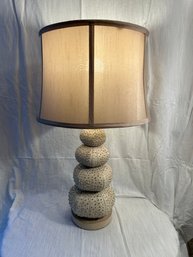 Sea Urchin Ecru Table Lamp With Matching Shade