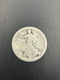 Beautiful Unknown Date Walking Liberty Silver Half Dollar