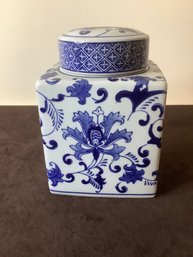 Blue And White Vase #4