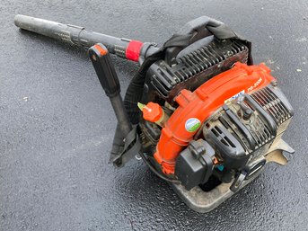 An Echo GAs Backpack Leaf Blower