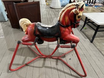 Vintage Wonder Horse - Red
