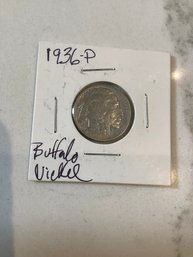 1936 P Buffalo Nickel 154