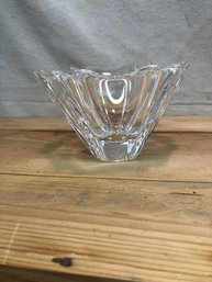 Vintage Signed Orrefors Glass Candy Bowl.  G3