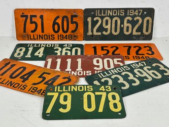 1940's License Plates