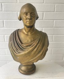 Vintage Caproni Galleries Reproduction Of George Washington Bust By Hiram Powers