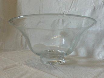 Large Original Signed SIMON PEARCE Crystal Bowl