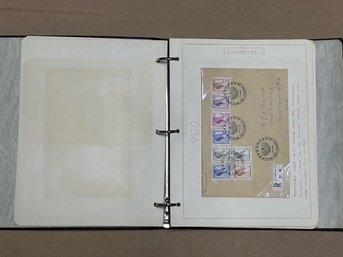 1960/61 International Stamps In Black Album