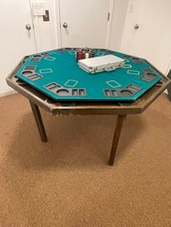 Poker Gaming Table With Poker Set