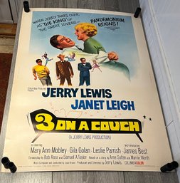 3 On A Couch Vintage Movie Poster 1966 Columbia Pictures