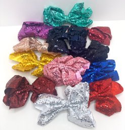 Dozen New Sequin Bows, Perfect For Goody Bag Gifts